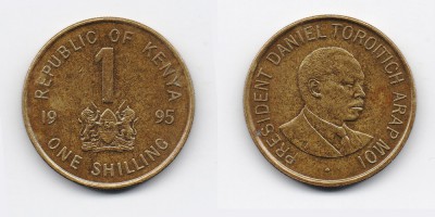 1 shilling 1995