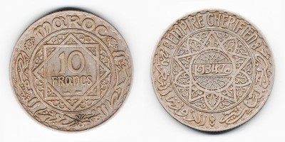 10 francos 1929