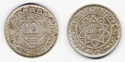 10 francos 1947