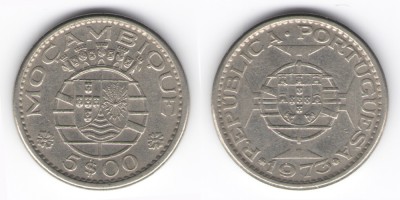5 escudos 1973