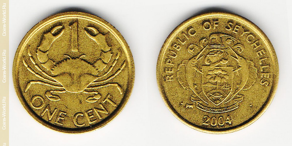 1 цент 2004 года Сейшельские острова