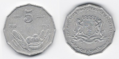 5 центов 1976 года