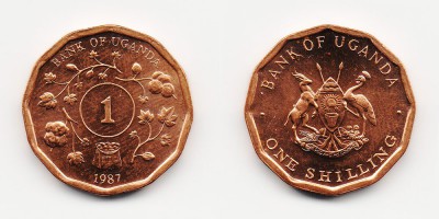1 shilling 1987