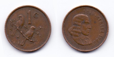 1 цент 1966 года