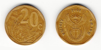 20 centavos 2003