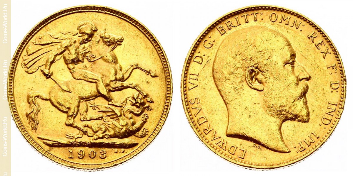1 sovereign 1903 P, Australia