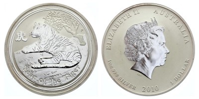 1 доллар 2010 года