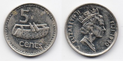 5 Cent 1990