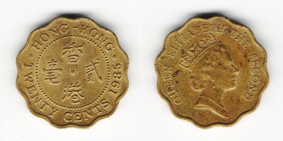 20 centavos 1985