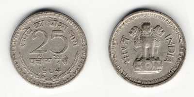 25 paise 1964