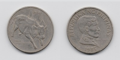1 Peso 1985