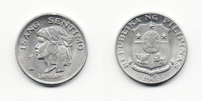 1 cêntimo 1968