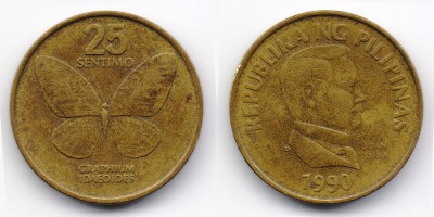 25 céntimos 1990