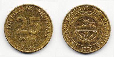 25 céntimos 1996