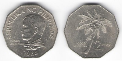 2 Peso 1984