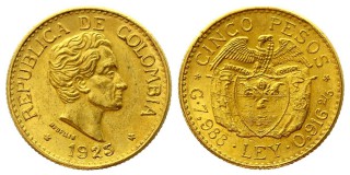 5 pesos 1925