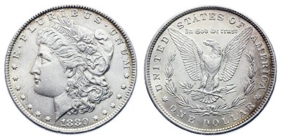 1 dólar 1880