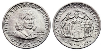 ½ доллара 1934 года
