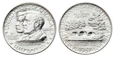 ½ доллара 1937 года