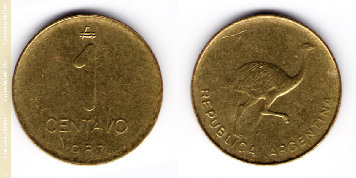1 centavo 1987, Argentina