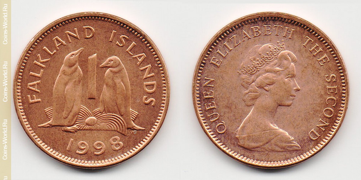 1 penny 1998 Falkland Islands
