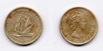 5 centavos 1965
