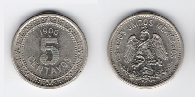 5 centavos 1906