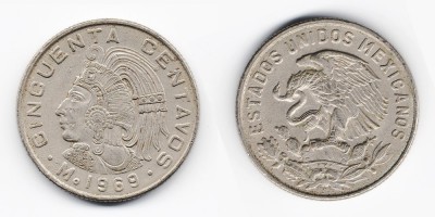 50 сентаво 1969 год