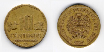 10 céntimos 2002