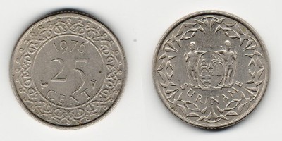 25 центов 1976 года