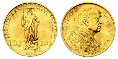100 liras 1929