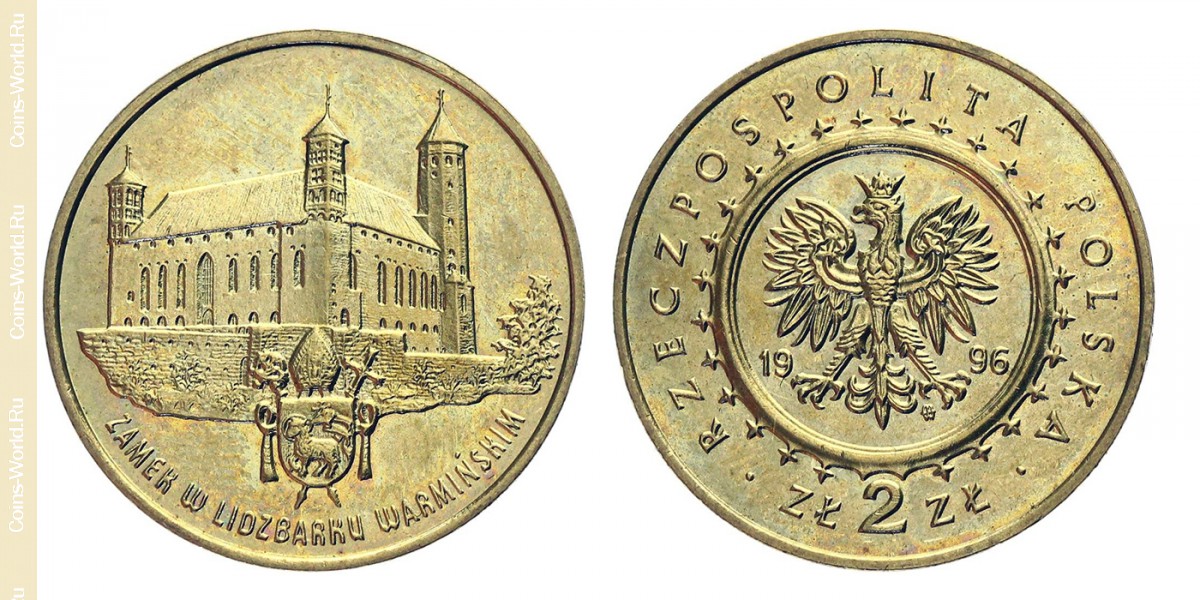 2 zlote 1996, Polonia