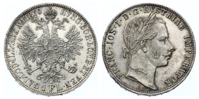 1 florín 1860 A