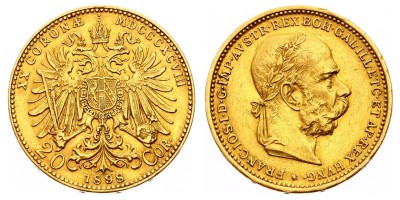 20 coronas 1898