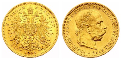 10 coronas 1905