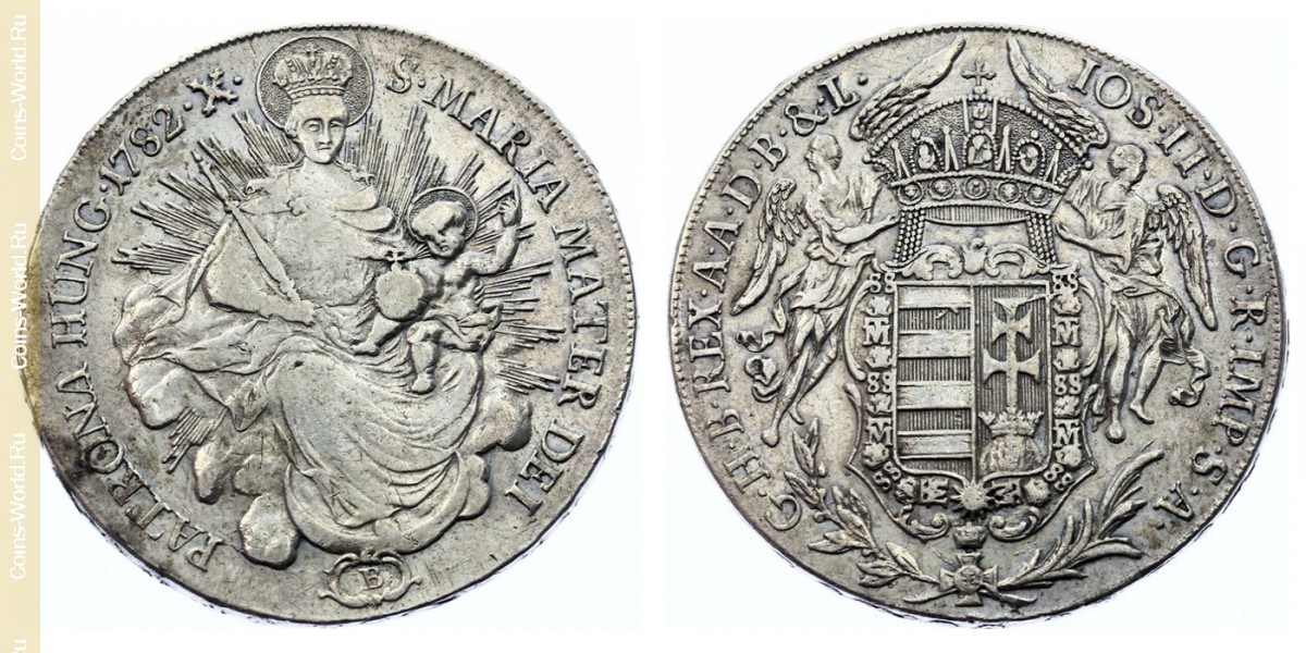 1 taler 1782, Hungría