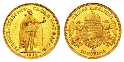 10 coronas 1910
