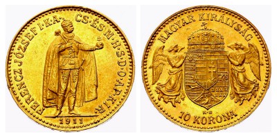 10 coronas 1911