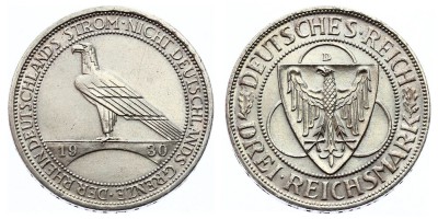 3 reichsmark 1930 D