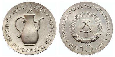10 марок 1969 года