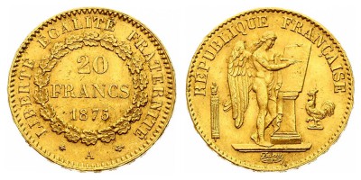 20 francos 1875
