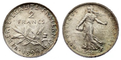 2 francos 1899
