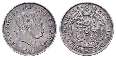 ½ crown 1817