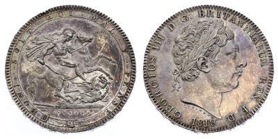 1 crown 1819 (LIX)