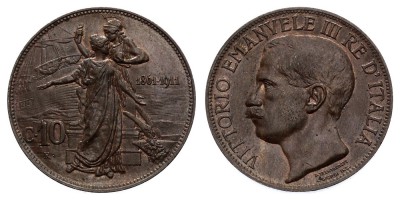 10 centésimos 1911