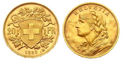 20 франков 1930 года