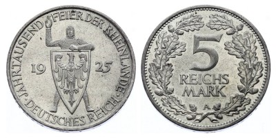 5 рейхсмарок 1925 года A