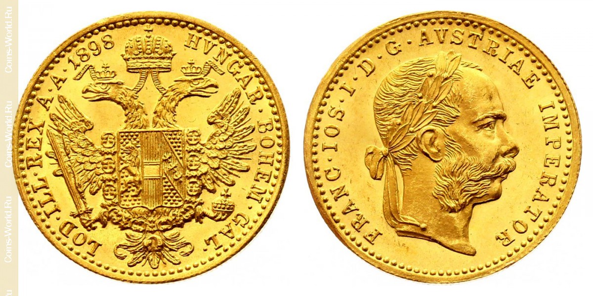 1 ducado 1898, Austria