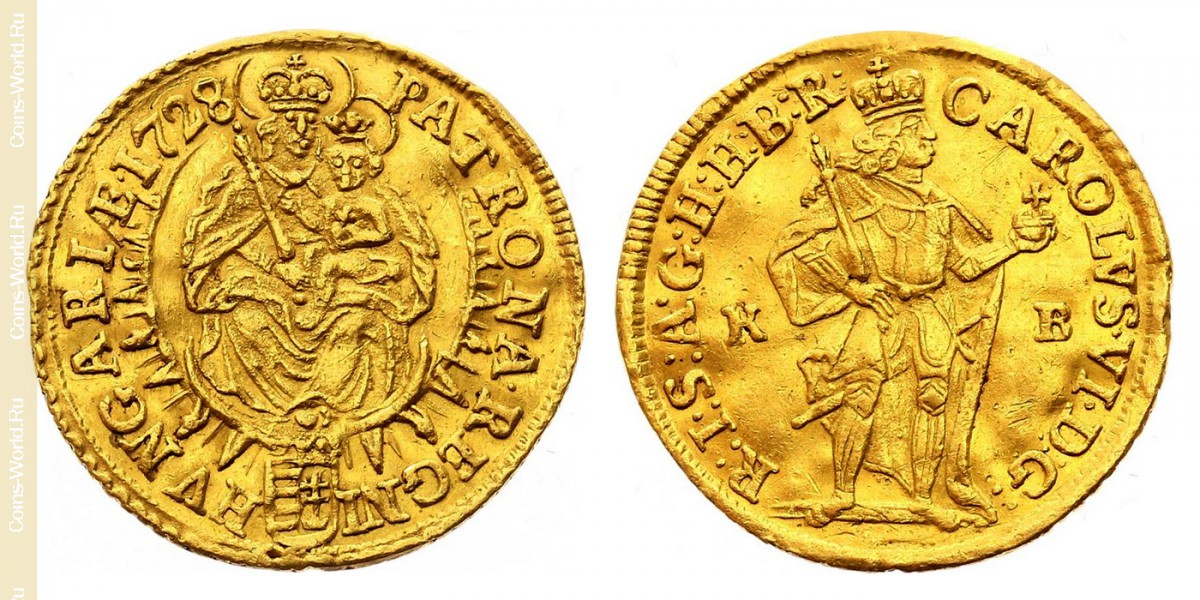 1 ducado 1728, Hungria