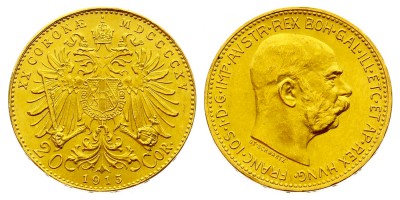 20 крон 1915 года